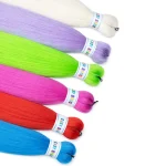 Colorful Braiding Hair 26inch 6Pcs Kanekalon Braids Hair Extensions