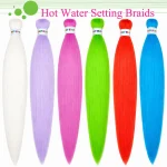 Colorful Braiding Hair 26inch 6Pcs Kanekalon Braids Hair Extensions