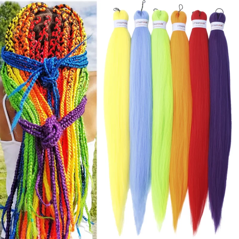 3EZ Colorful Braiding Hair 26inch 6Pcs