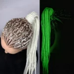 Glowing White Braiding Hair Light in Darkness 3 PCS