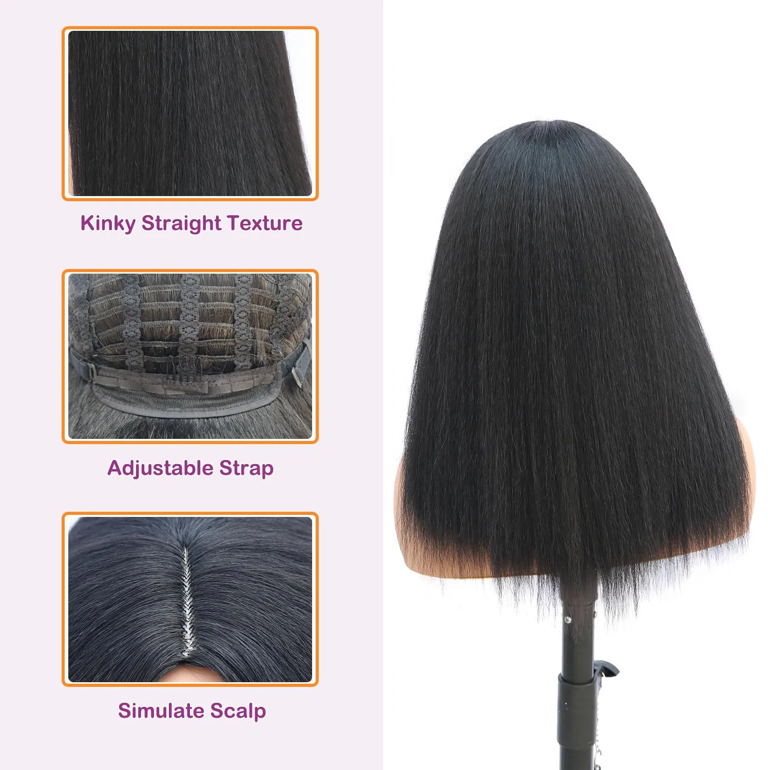 kinky straight hair color 1b