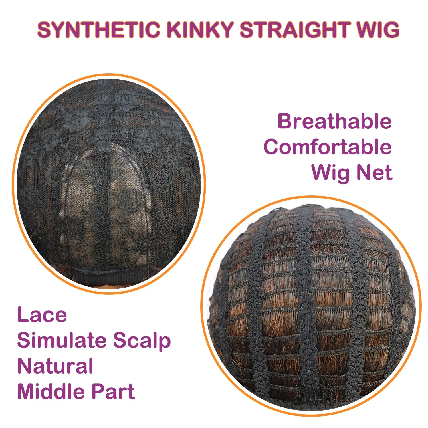 kinky straight hair m1b30