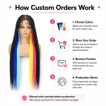 Custom 30 Inch Box Braids Wig – Handmade Made-to-Order Braided Wig
