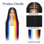 Custom 30 Inch Box Braids Wig – Handmade Made-to-Order Braided Wig