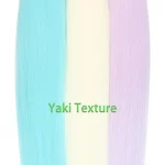 Pre Stretched Braiding Hair Colored Synthetic Hair Extensions for Braids 26inch 6pcs Knotless Yaki Prestretched Braiding Hair