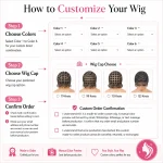 Custom 6 Color Mix Box Braids Wig