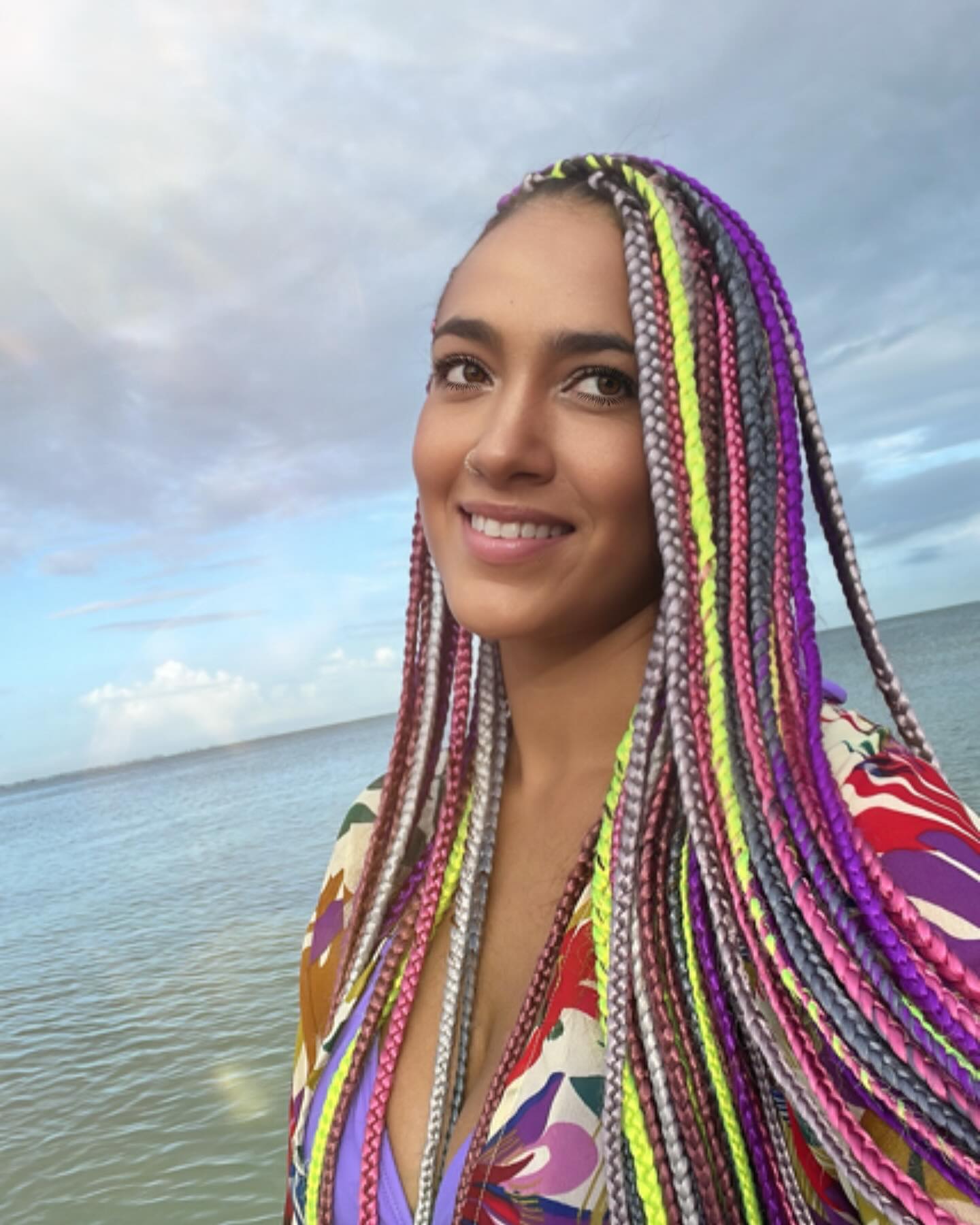 Ocean Rainbow Braids
